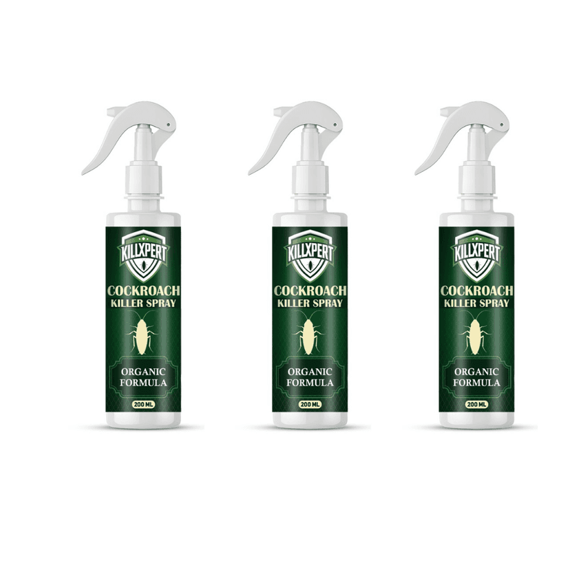 KillXpert 200 ml Fast-Action Cockroach Insecticide Spray – Long‑Lasting Residual Effect pack of 3