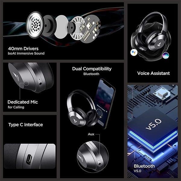 boAt Nirvanaa 751 ANC Wireless Headphone view 6
