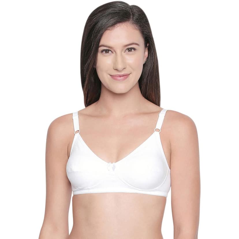 Bodycare Cotton Spandex Non Padded Non wired Perfect coverage bra-Pack of 3 view 2