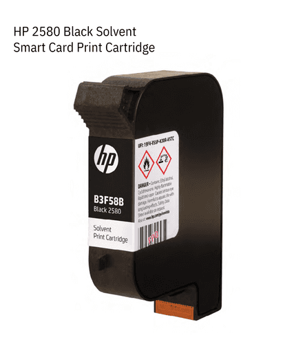 HP 2580 Black Solvent Ink Cartridge (B3F58B) for HP DesignJet 2580 Printer