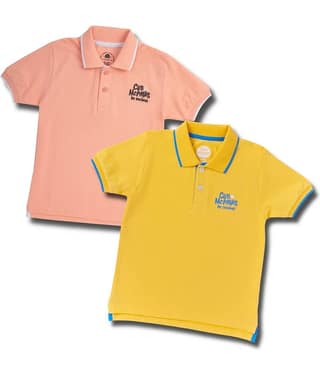 Cub Mcpaws - Multicolor Cotton Boy's Polo T-Shirt ( Pack of 2 )