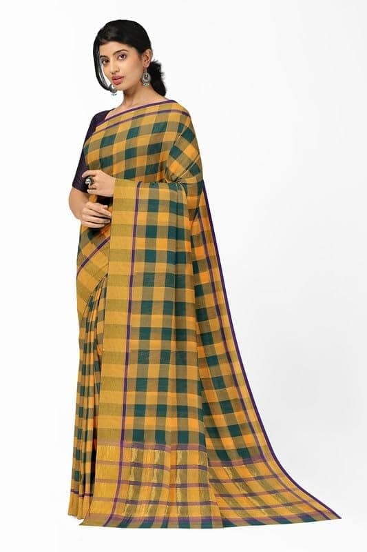 APCO Handloom (A Andhra Pradesh Govt Emporium)- Women's Traditional Pure Handloom Madhavaram Cotton Saree | MDCS0001 view 2