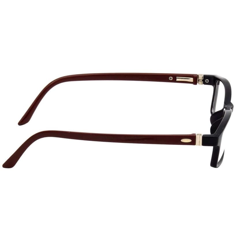 Hrinkar Plastic Full Rim Rectangle Designer frames Kids Boy & Girl - HFRM-BK-BWN-18 view 3