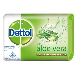 Dettol Aloe Vera Bathing Bar Soap, 100 G