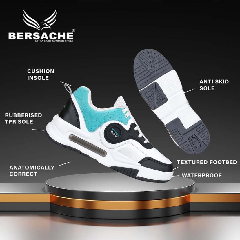 Bersache Sneaker, Loafers ,Casual With Extra Comfort Sneakers For Men's view 4