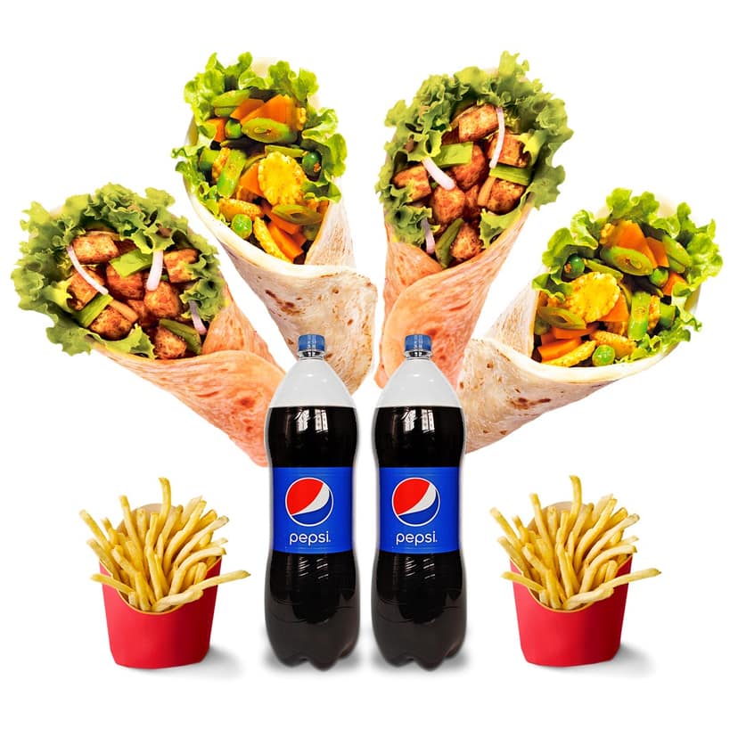Kaati zone combo for 4 - non veg