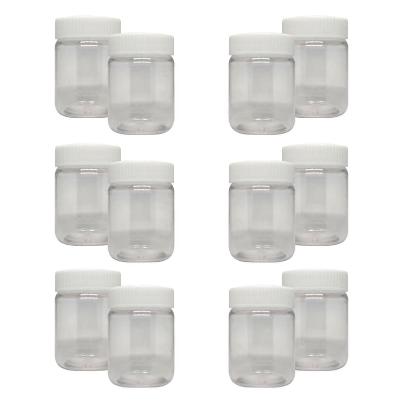 Puramio Round Pet Jar - Each 50 ml (Set of 12)