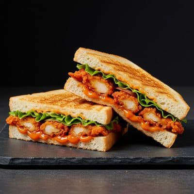 Chicken 65 Grilled Sandwich