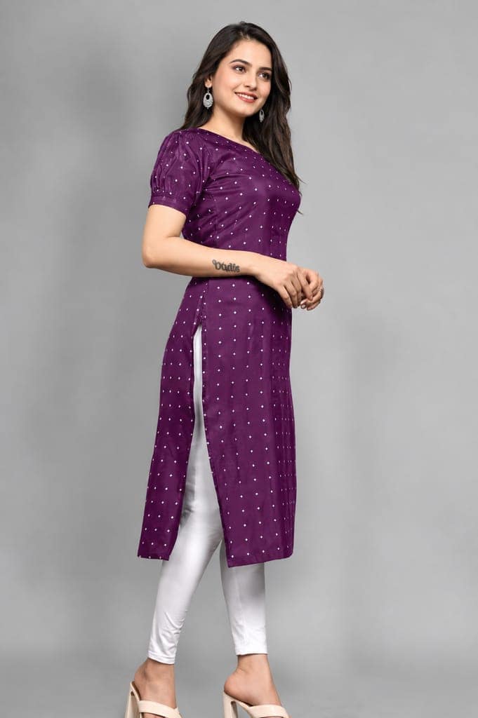 Beautiful Kurti for Women, Latest Fashion Designer Ethnic Wear, Stylish Traditional Indian Outfit for Daily Wear, Office, College and Festive Occasions view 2