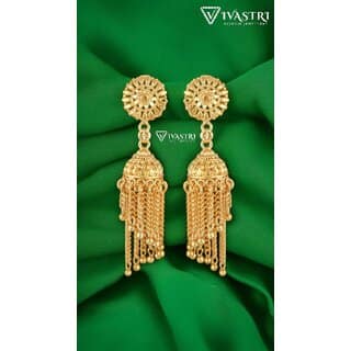 Vivastri Elite Charming Screw Jhumka Earring for Women and Girls [VIVA2683ERG]