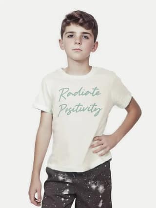 Teen Boys Mint Graphic Printed T-Shirt