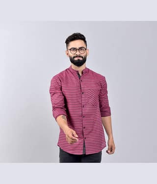 ZAMAISHA - Pink 100% Cotton Regular Fit Men's Casual Shirt ( Pack of 1 )