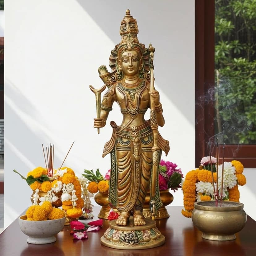 Brass Showpiece Laxman Ji Idol Statue (BSMAS1424 L)