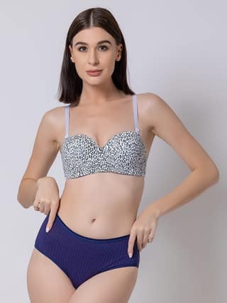 Peppy Lightly Padded Underwired Demi Cup Bra