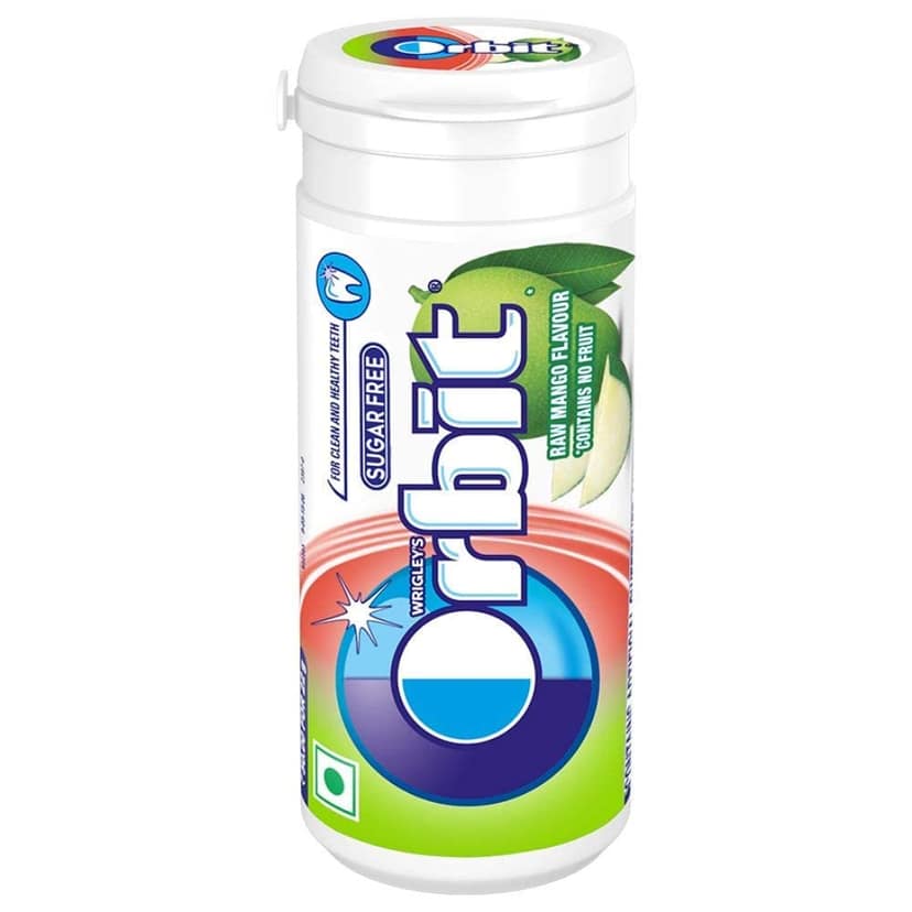 Orbit Sugar Free Chewing Gum - Raw Mango Flavour view 2