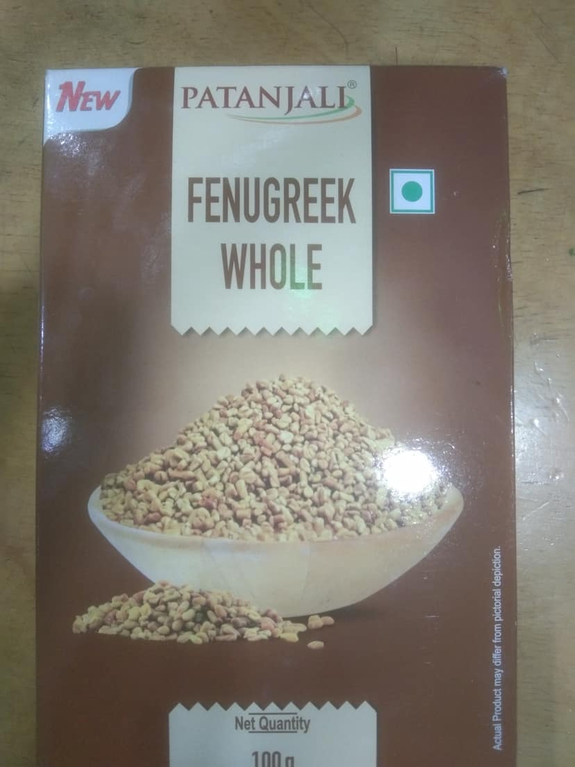New patanjali Fenugreek Whole 100 g