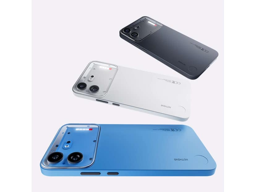 Nothing 4B Smartphone 8GB RAM, 128GB Storage - Blue view 4