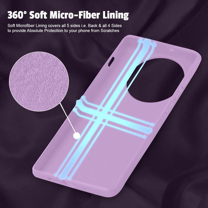 LIRAMARK Liquid Silicone Soft Back Cover Case for OnePlus 13/1+13 5G view 4