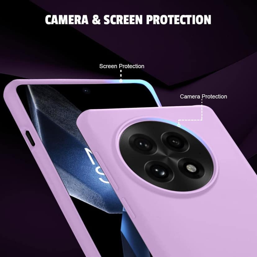 LIRAMARK Liquid Silicone Soft Back Cover Case for OnePlus 13/1+13 5G view 5