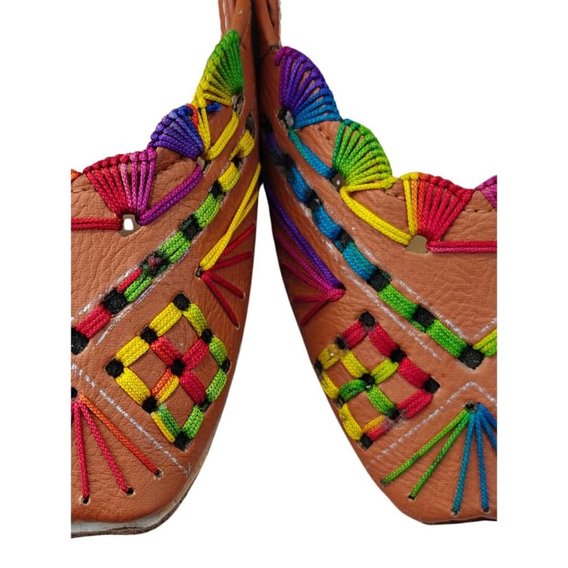 Faux Leather colorfull designed Jutti : Women view 3