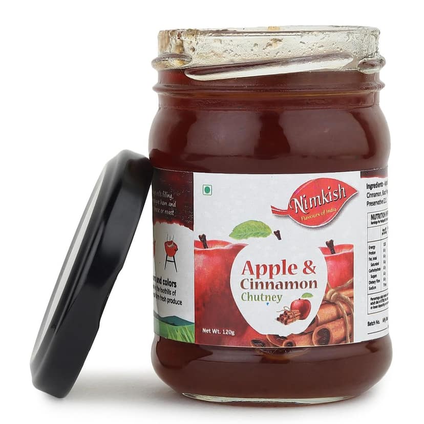 Nimkish Apple Cinnamon Chutney | Himalayan Artisan Chutney | No Preservatives | Made in Kullu view 3