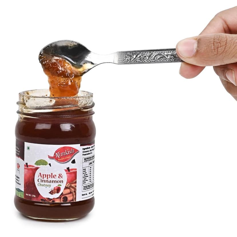 Nimkish Apple Cinnamon Chutney | Himalayan Artisan Chutney | No Preservatives | Made in Kullu view 5