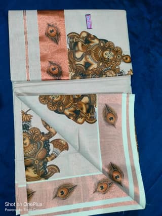 Kuthampully Tissue saree