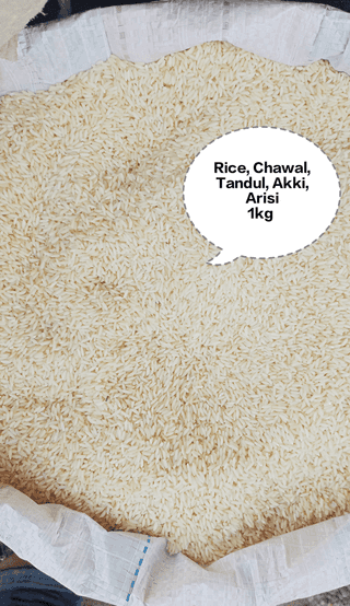 Rice, Chawal, Tandul, Akki, Arisi 1kg