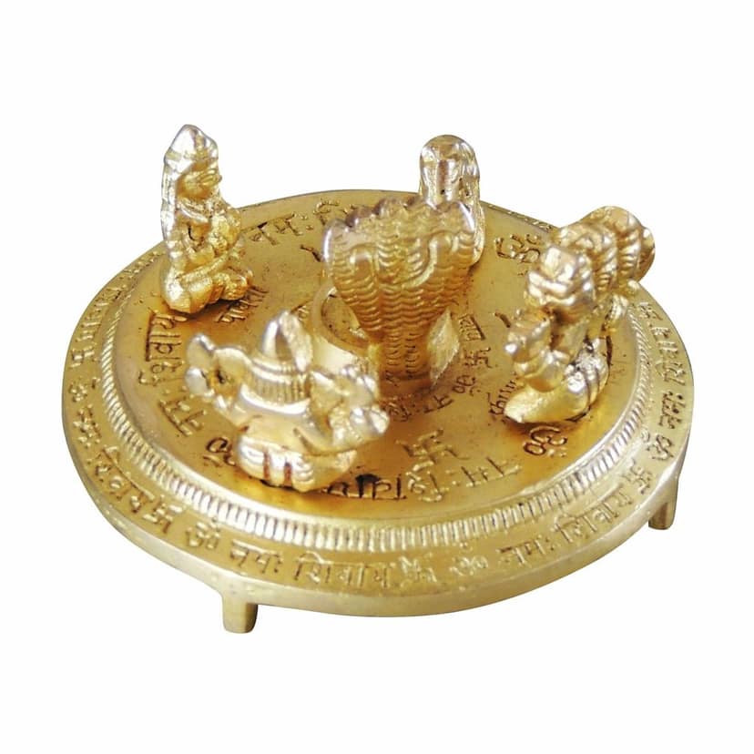 Brass Shivling Idol - Traditional Shiva Lingam For Pooja, Height : 2 Inch (BSMAS1055 C) view 3