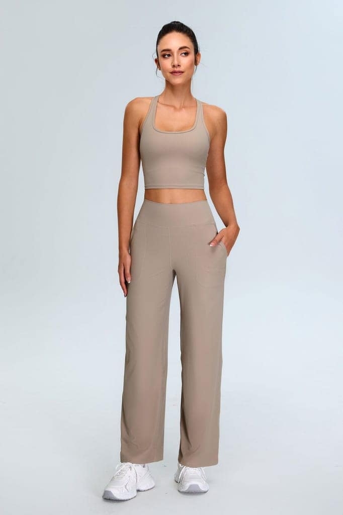 Lino Khaki Light Trackies