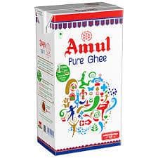 Amul Pure Ghee/Tuppa, 1 L Carton