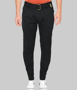 Urban Legends Regular Flat Men's Cargos - Dark Green ( Pack of 1 )
