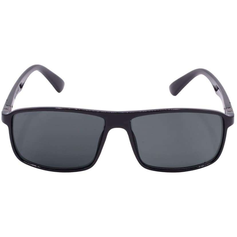 Hrinkar Grey Rectangular Sunglasses Brands Black Frame Goggles for Men & Women - HRS-BT-04-BK-BK-BK view 2