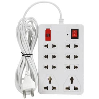 EXTENSION BOARD 2MTR CORD WITH FUSE SAFETY