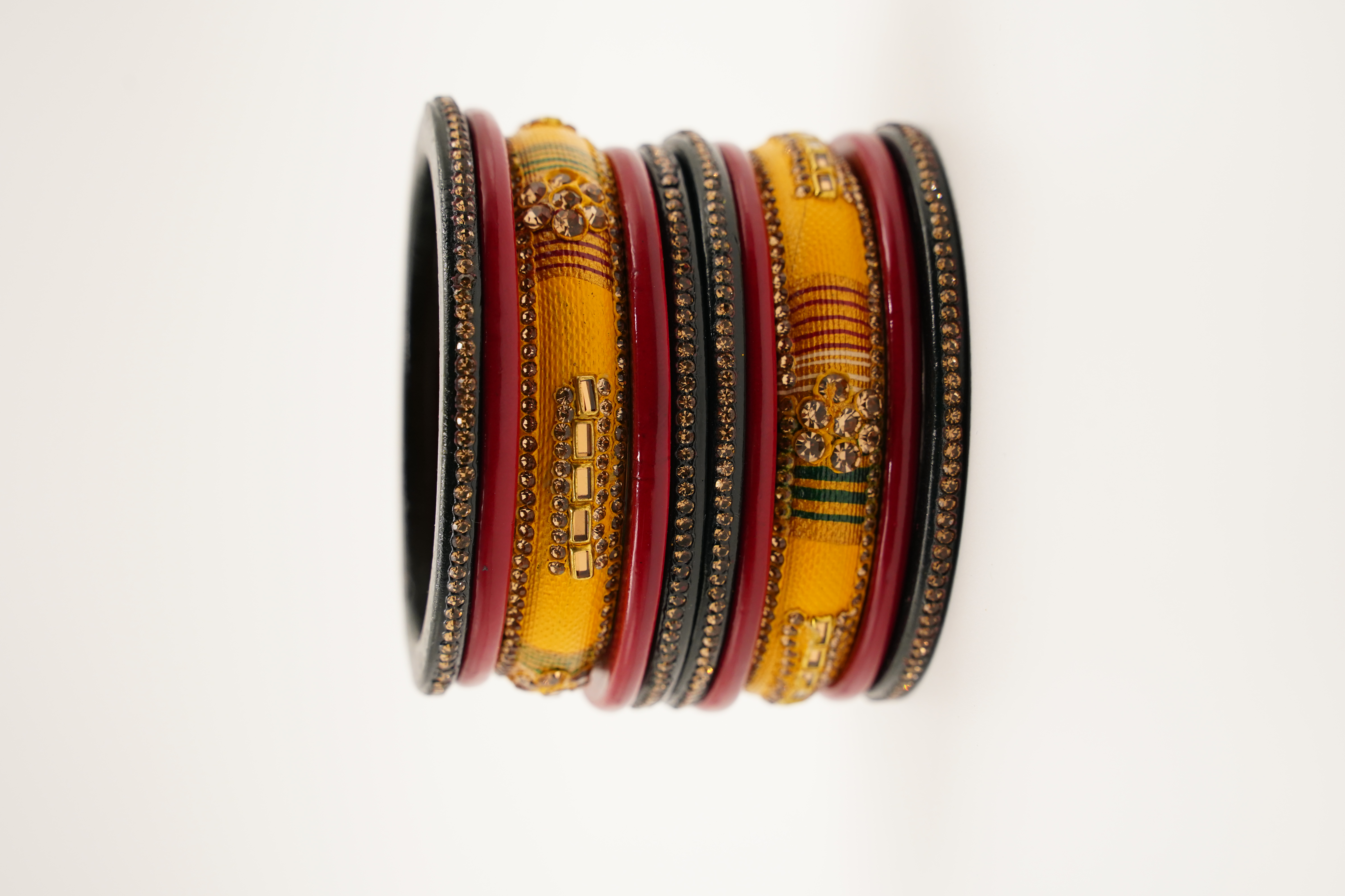 Traditional Handmade Lakh Bangles for Women and Festive Wear view 3