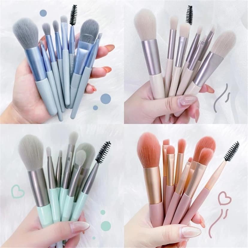Trendzie Care Professional Makeup Brush Set (8-Pcs) Multicolors view 5
