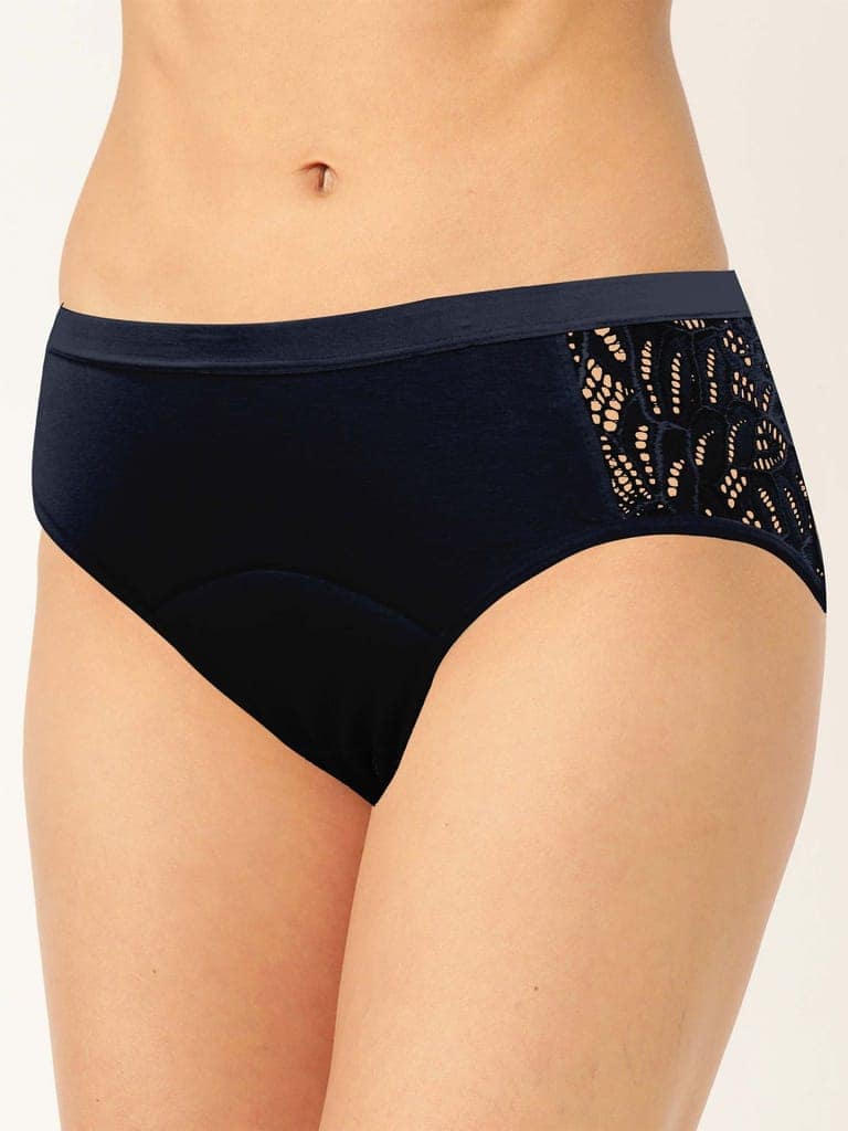 Women Hipster Lenzing Modal Lace Period Underwear view 5