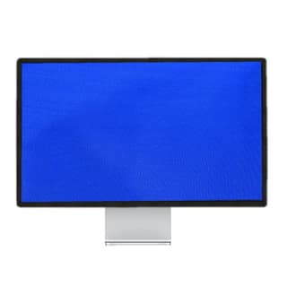 PalaP Super Premium Dust Proof Monitor Cover for Apple iMac All in ONE Desktop 27 inches (Bright Blue)