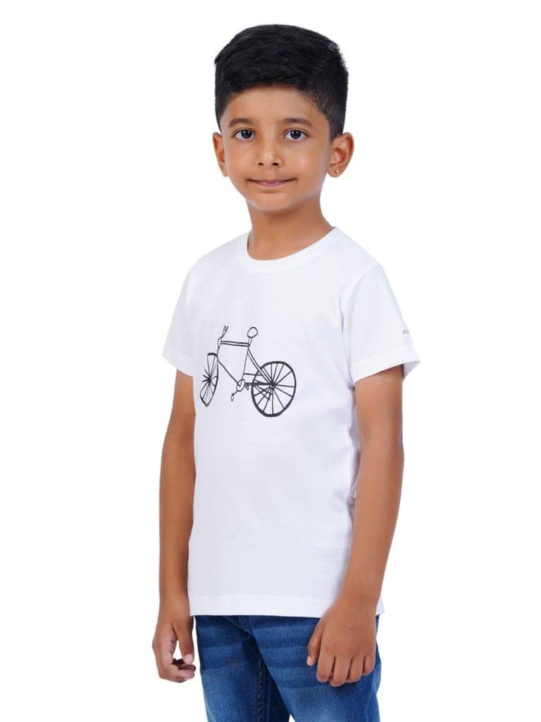 AIR GARB Boys Round Neck Printed Cotton T-shirt for 2-3 Years - Pack of 2 (K23-CW-TB) Multicolour view 2