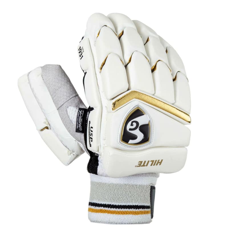 SG Hilite Batting Gloves with Premium Quality Leather Palm (Size - MENS LH, Packing - 1 pair) by Total Sporting And Fitness Solutions Pvt Ltd view 2