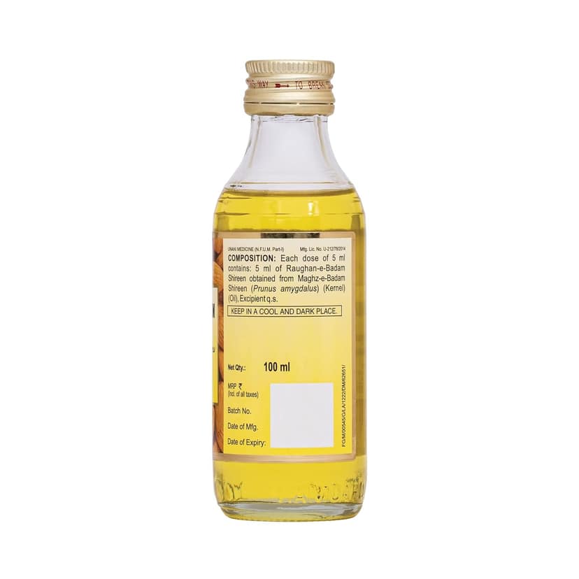Hamdard Almond Oil - Roghan Badam Shirin, 100 Ml view 2