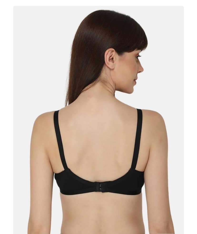 FASHION BONES Women's Cotton Cross Bra | Full Coverage, Non-Padded | Daily Use Cotton Bra | White & Beige | Combo (Pack of 2) view 9