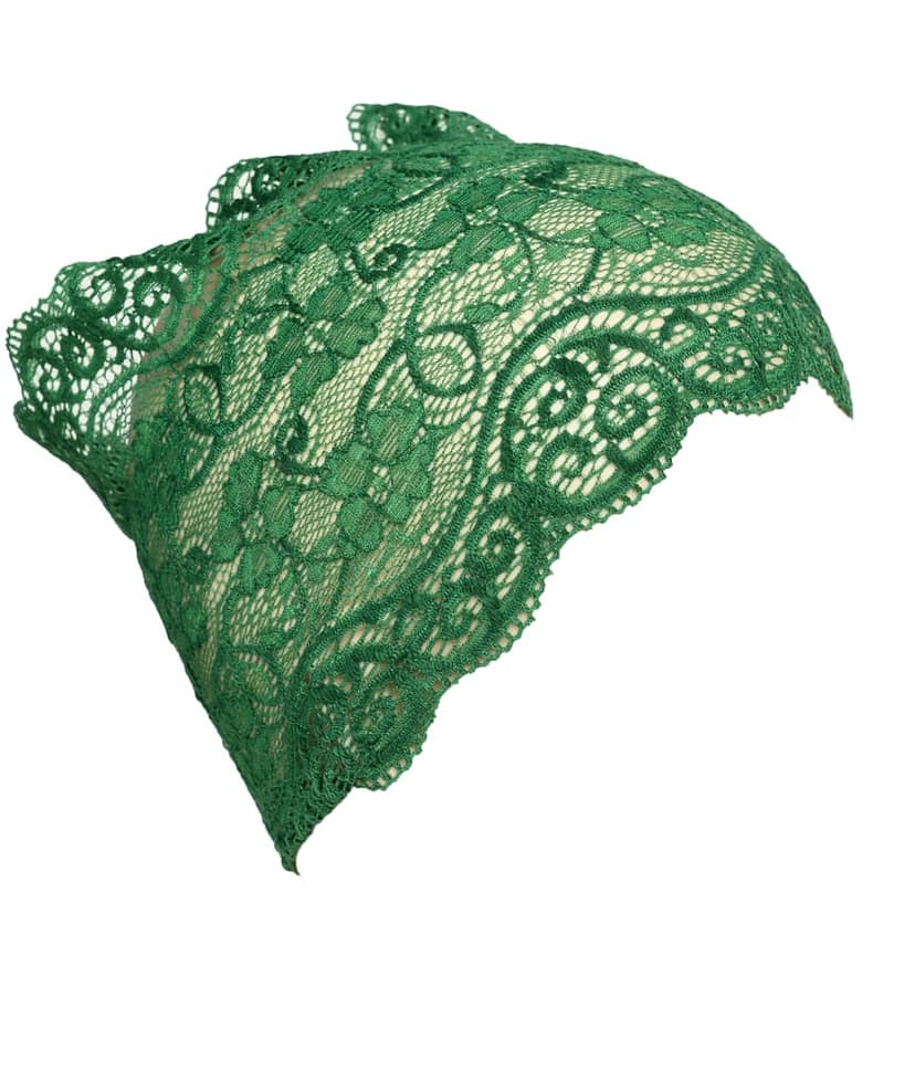 Girls and Womens Hijab Cap Hijab Headband, Under Hijab Scarf Green and Light Blue Naqab Head Scarf (2 pcs) view 2