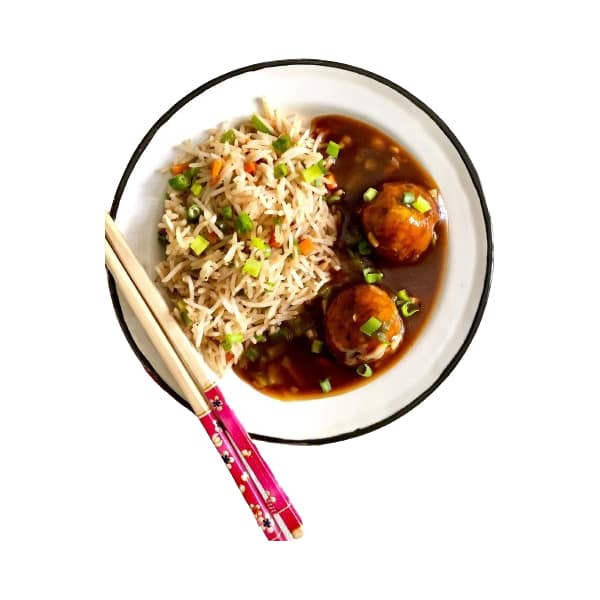 Veg Manchurian Rice