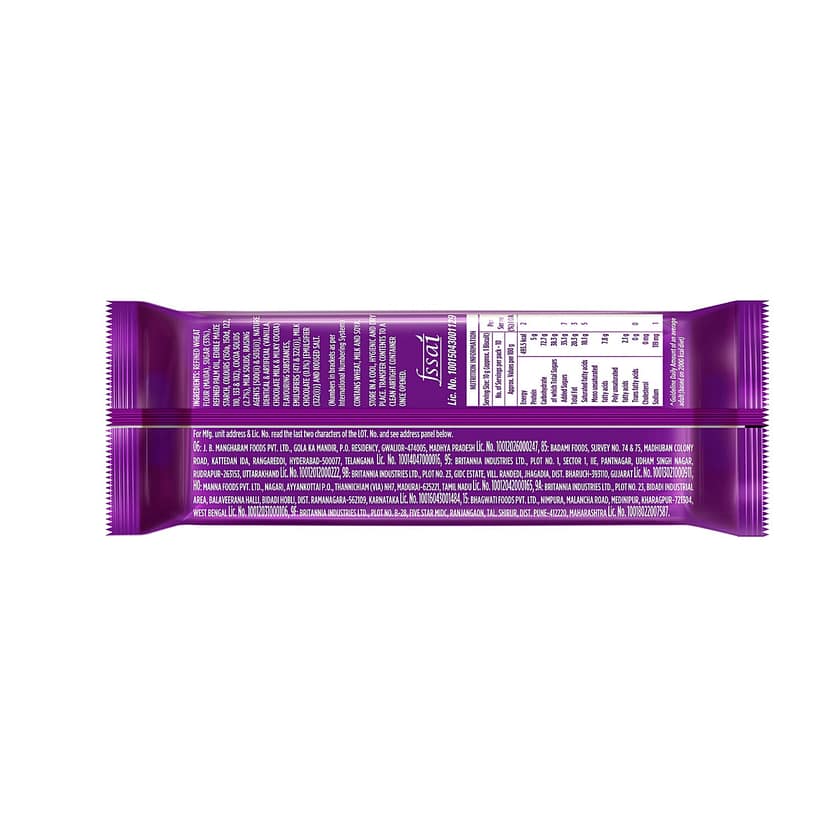 Britannia Bourbon Chocolate Cream Biscuits, 100 G view 2