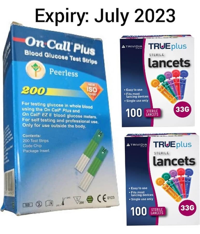 ON CALL PLUS 200 Strips with 200 Lancets