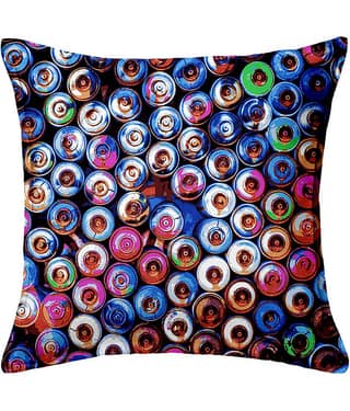 Houzzcode - Water Repellent Purple Polyester Pillow Covers 40x40x3 ( Pack of 1 )