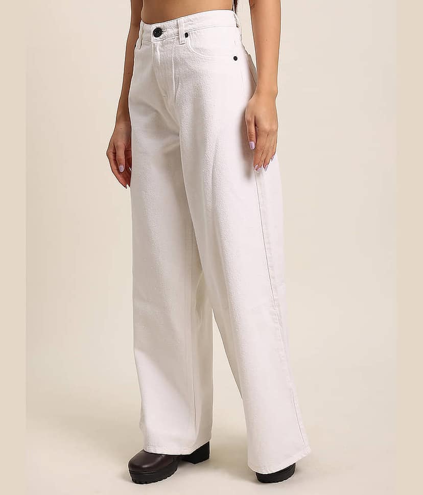 Bene Kleed Women Wide Leg High-Rise Jeans view 3
