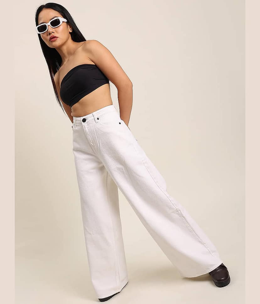 Bene Kleed Women Wide Leg High-Rise Jeans view 5