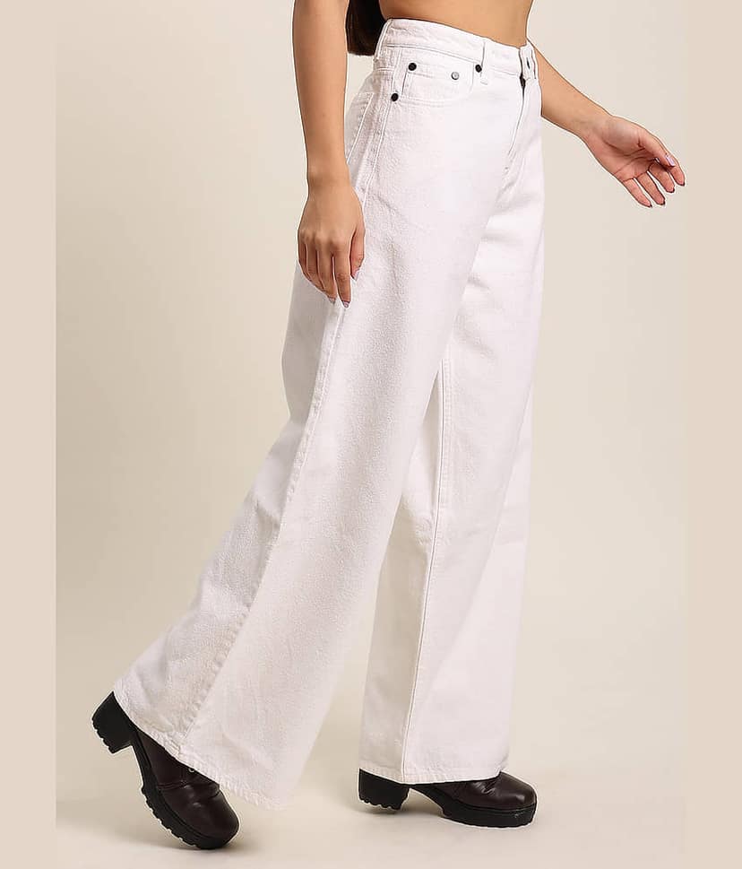 Bene Kleed Women Wide Leg High-Rise Jeans view 7